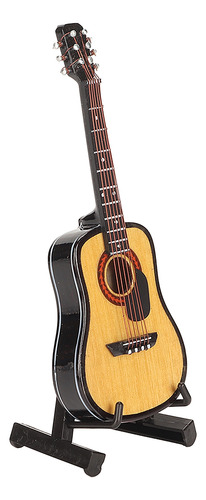 Modelo De Guitarra De Madera En Miniatura Exquisite Mini Mus