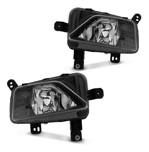 Imagem 2 de 4 de Kit Farol Milha Polo Virtus 2018 2019 Sem Drl Botão Md Orig