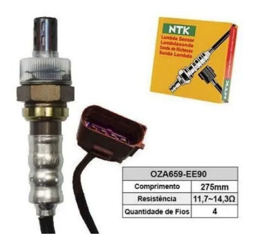 Sonda Lambda Vw Spacecross 1.6 8v 2012 A 2015 Pos Ntk