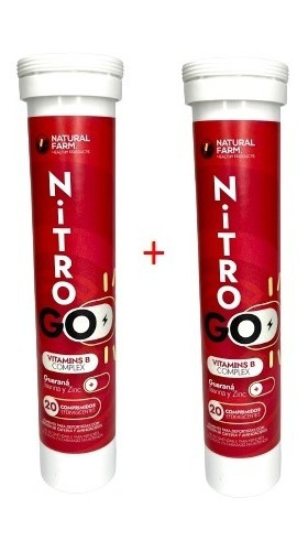 Nitro Go - Energizante B Complex. 40 Tableta Efervescente