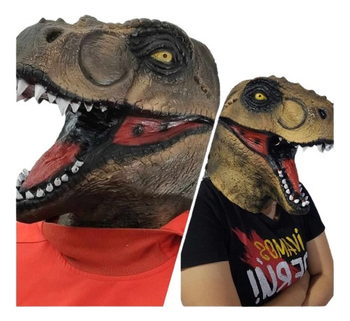 Juguete Mascara Dinosaurio  Látex Importada 