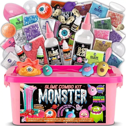 Fun Kitz Kit De Slime Monster