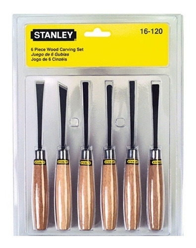 Juego 6 Piezas Set Profesional De Gubias Stanley 16120