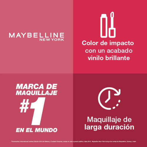 Labial Liquido Super Stay Vinyl Ink Coy Maybelline 4.2ml