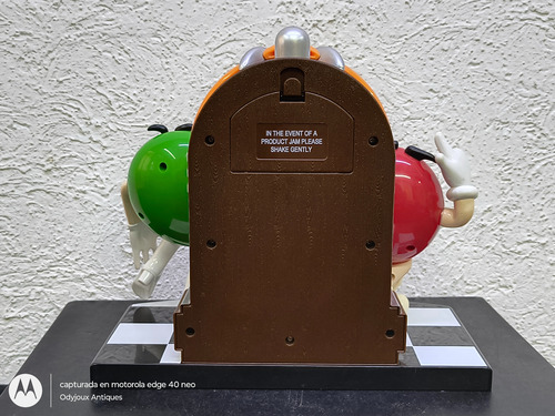 Figura M&m's Rockola Retro Dispensador De Lunetas En Caja (Usado)