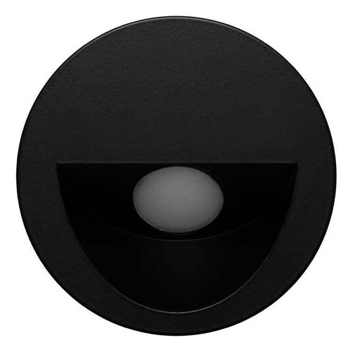 Lampara Led De Cortesía Escalera para Sobreponer En Pared 3w Color Negro Nuit Illux ML-2304