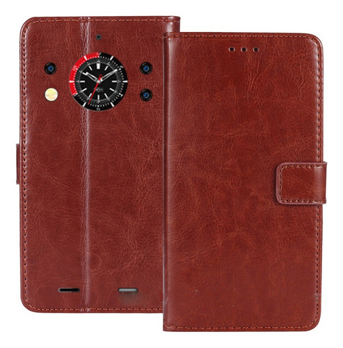 Funda Anticaída For Cubot Kingkong9 De Cuero Flip Cartera