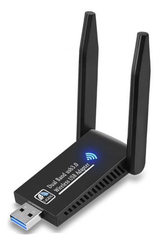 Adaptador Bluetooth Y Wifi 1300 Mbps Usb 3.0 Dual 5g Y 2.4g