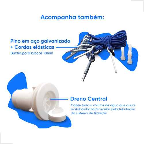Capa Para Piscina Pvc Completa Proteção 3,5x7,5 / 7,5x3,5