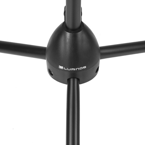 2 Pedestal Suporte Girafa Tripé Microfone Ltm02 + Cachimbo Cor Preto