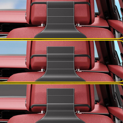 Contenedor De Almacenamiento Para Respaldo De Asiento, Rojo