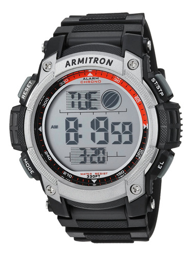 Reloj Hombre Armitron 40-8252blk Cuarzo Pulso Negro En