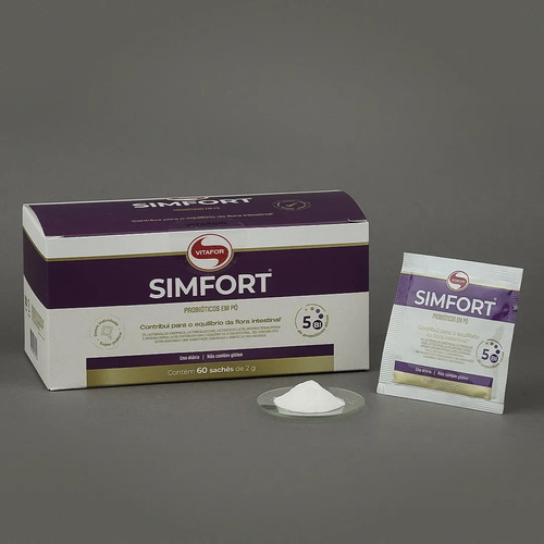 Simfort Probiótico Vitafor 60 Sachês