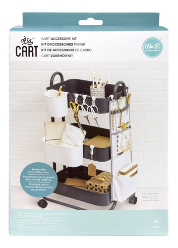 We R A La Cart Set | Kit Accesorios Carrito Organizador 9pz