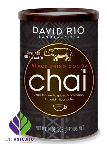Black Rhino Cocoa Chai 398 Grs David Rio