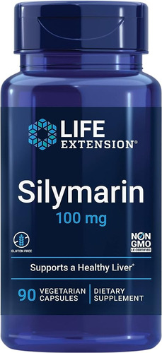 Life Extension Silimarina 100 Mg 90 Capsulas Salud Hepatica