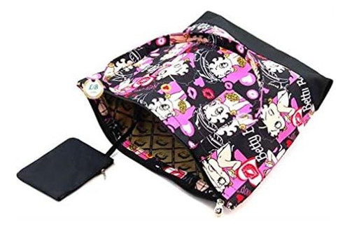 Bolso De Compras De Lona Betty Boop Con Monedero (multi)