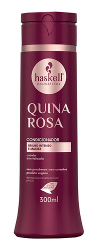 Kit Shampoo E Condicionador 300ml Haskell Quina Rosa
