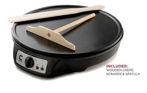 Crepera Eléctrica De 12 Pulgadas 1000 W Chefman Rj33-c-mx