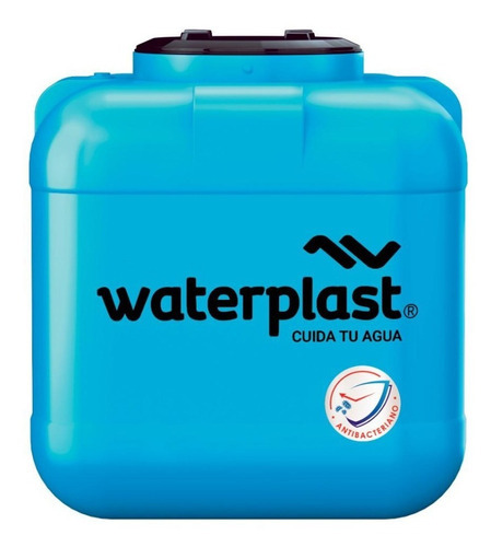 Tanque Cisterna Modular Waterplast 1000 Lt + Flotante 1/2 Color Celeste