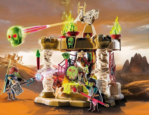 Imagen 3 de 6 de Playmobil Templo Del Ejercito De Esqueletos Novelmore 70751