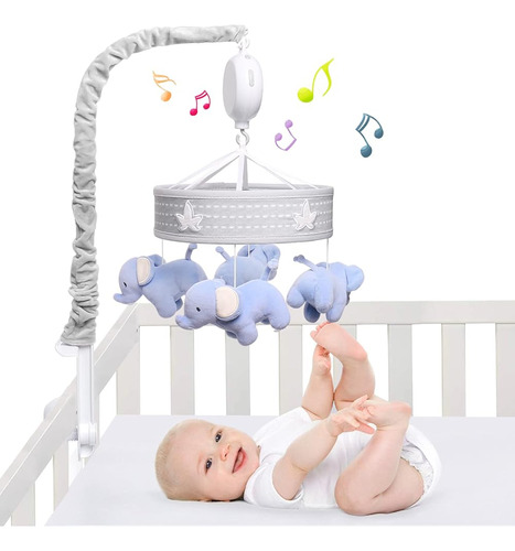 Yungchi Baby Mobile Para Cuna Guardería Móviles Musicales Pa