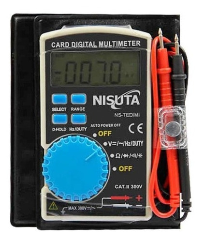 Tester Multímetro Digital Mini Autorango Nisuta Nstedimi