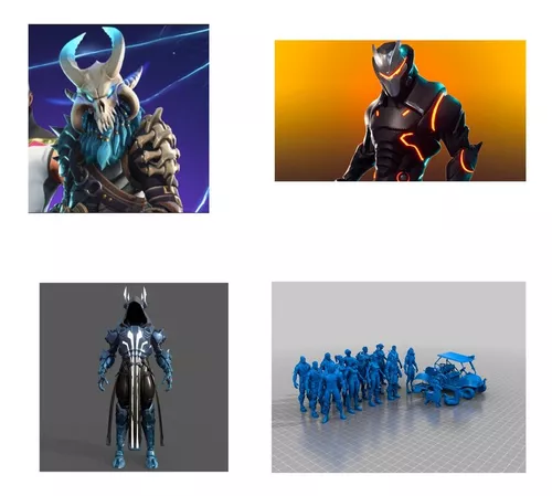 Pack Stl Personagens Fortnite