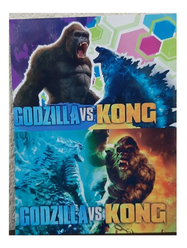 Team Godzilla Vs King Kong Paq 50 Libros Iluminar Colorear