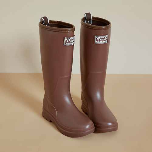 Botas De Lluvia Altas Para Mujer Botas Largas Impermeables D
