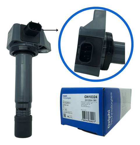 Kit 4x Bobina De Ignição Honda Cr-v 2.0 09/13 Gn10324kit