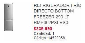 Refrigerador Mabe