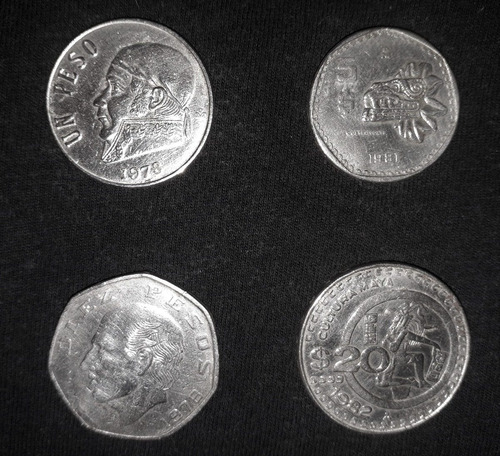 Monedas Mexicanas De Los 80's