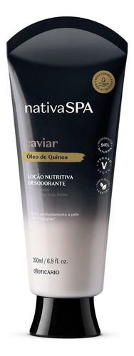 Loção Hidratante Corporal Nativa Spa Caviar 200ml