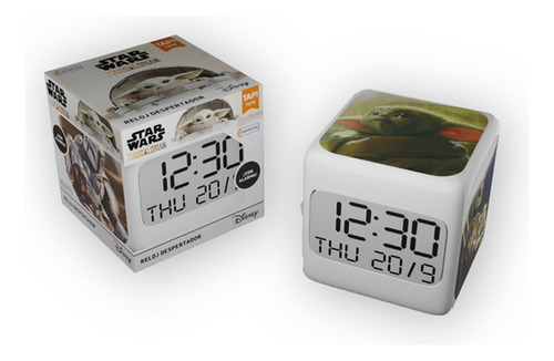 Reloj Despertador Star Wars Mandalorian Ploppy 808815