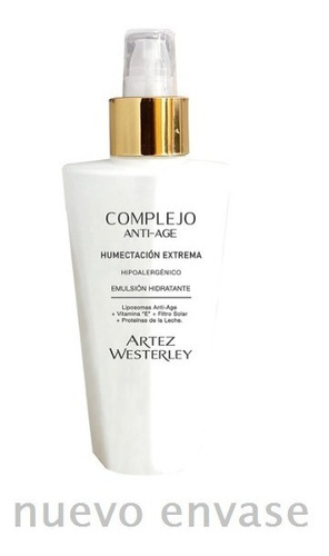 Emulsión Hidratante Complejo Anti Age De Artez Westerley - Distr. Oficial Perfumeria Family