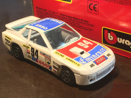 Bburago 1:43 Porsche 924 Modelo Auto Metal Hecho En Italia