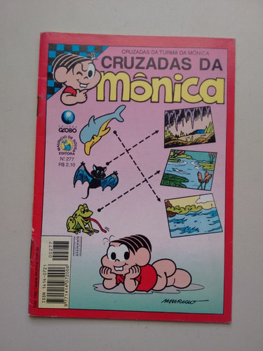 Gibi Hq Turma Da Mônica 277 Cruzadas Enigmas Passatempo F439