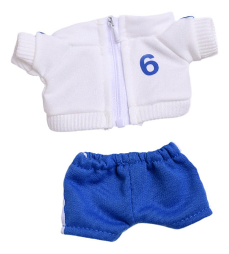 Ropa De Muñeca Con Figura De Peluche, Pantalón Azul