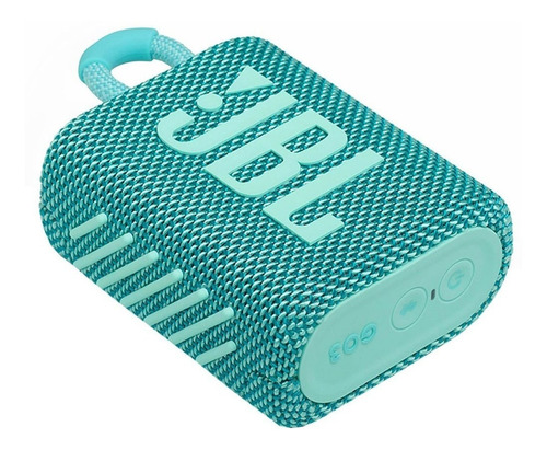 Imagen 3 de 6 de Parlante JBL Go 3 portátil con bluetooth waterproof teal