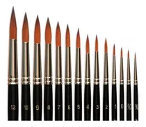 Comprar Pincel Pelo De Marta Kolinsky Nº8 Uñas Esculpidas Acuarela