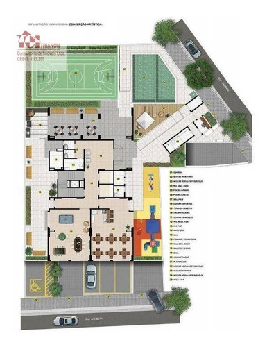 Imagem 10 de 22 de Apartamento Com 2 Dormitórios À Venda, 55 M² Por R$ 334.517,36 - Baeta Neves - São Bernardo Do Campo/sp - Ap3609