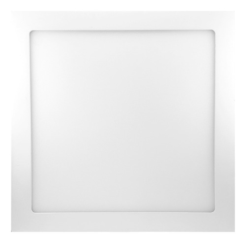 Lampara De Empotrar En Techo 24w Luz Blanca 6500k Cuadrada