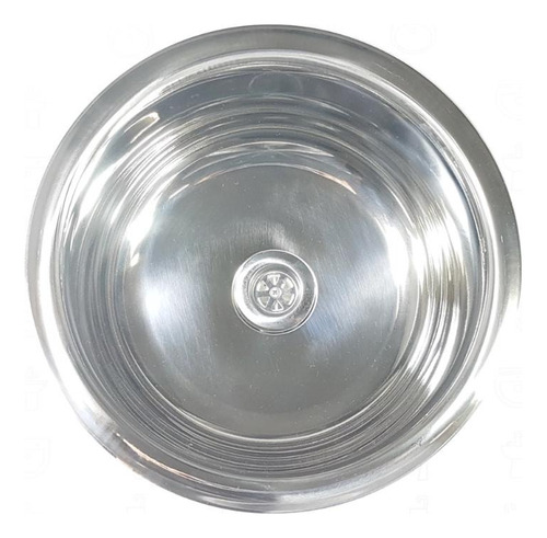 Cuba Inox Redonda 25cm 430 Para Pia Pequena