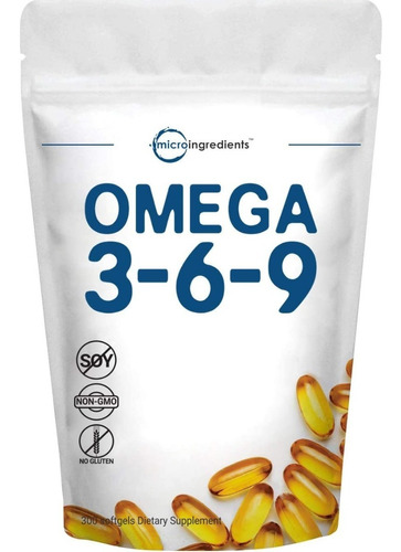 Omega 3-6-9 3600mg - 300caps Blds - Unidad a $850