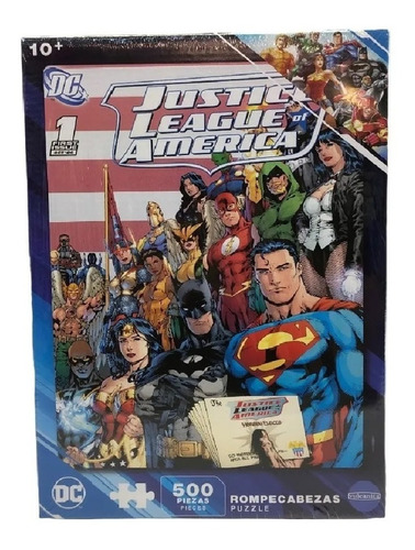 Rompecabezas Dc Puzzle Liga De La Justicia Batman 500 Piezas