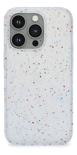 Capa Customic Para iPhone 14 Pro Spot Silicone Reciclado Cor Branco