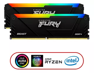 Memoria Ram Para Pc Kingston Fury Rgb 32gb 3200 Mhz