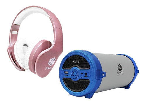 Paq. Audífonos Bluetooth + Bocina Bazooka Bt228 Select Sound