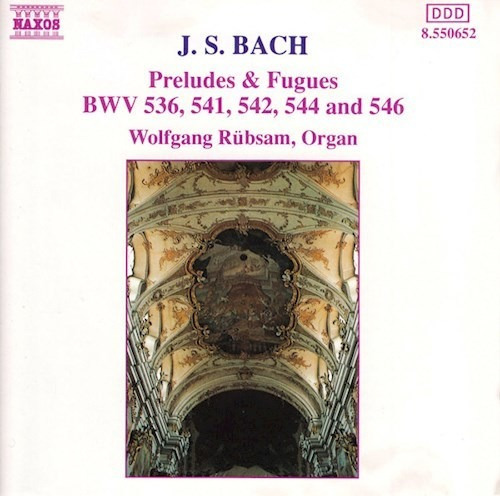 Preludes   Fugues/rubsam - Bach (cd) 
